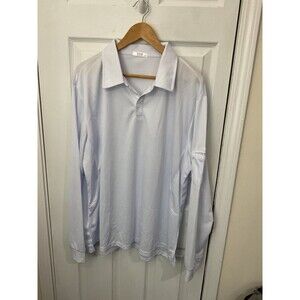 Deyeek Men's Long Sleeve Polo Shirt - 2XL